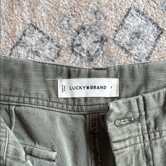 Olive Green Lucky Brand Pants - Picture 2 of 6